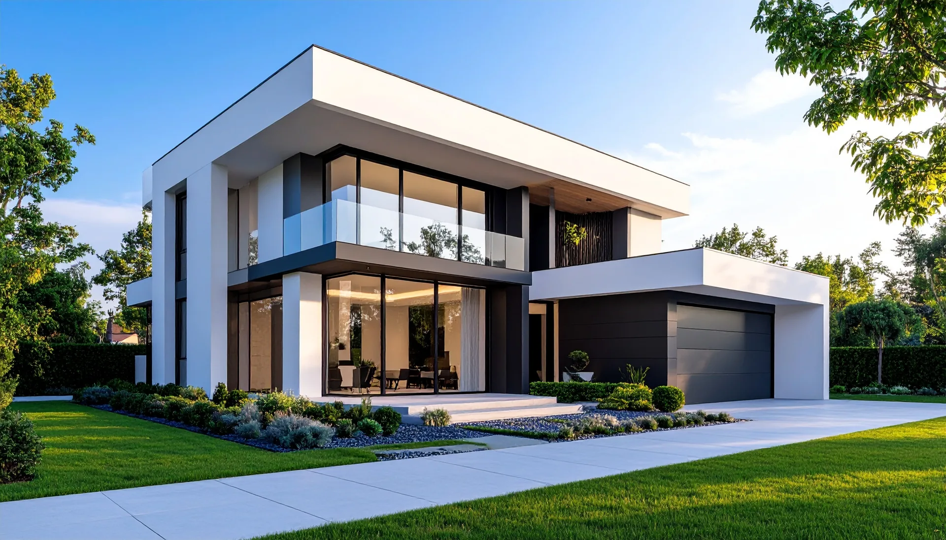 Modernisiertes Wohnhaus nach der Sanierung